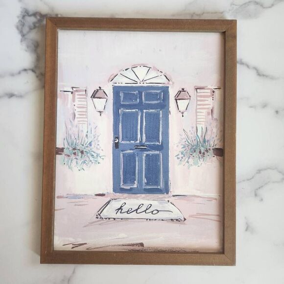 Ksenia Phillips lemon welcom cartoon home art print decor light bright colors - Picture 1 of 4